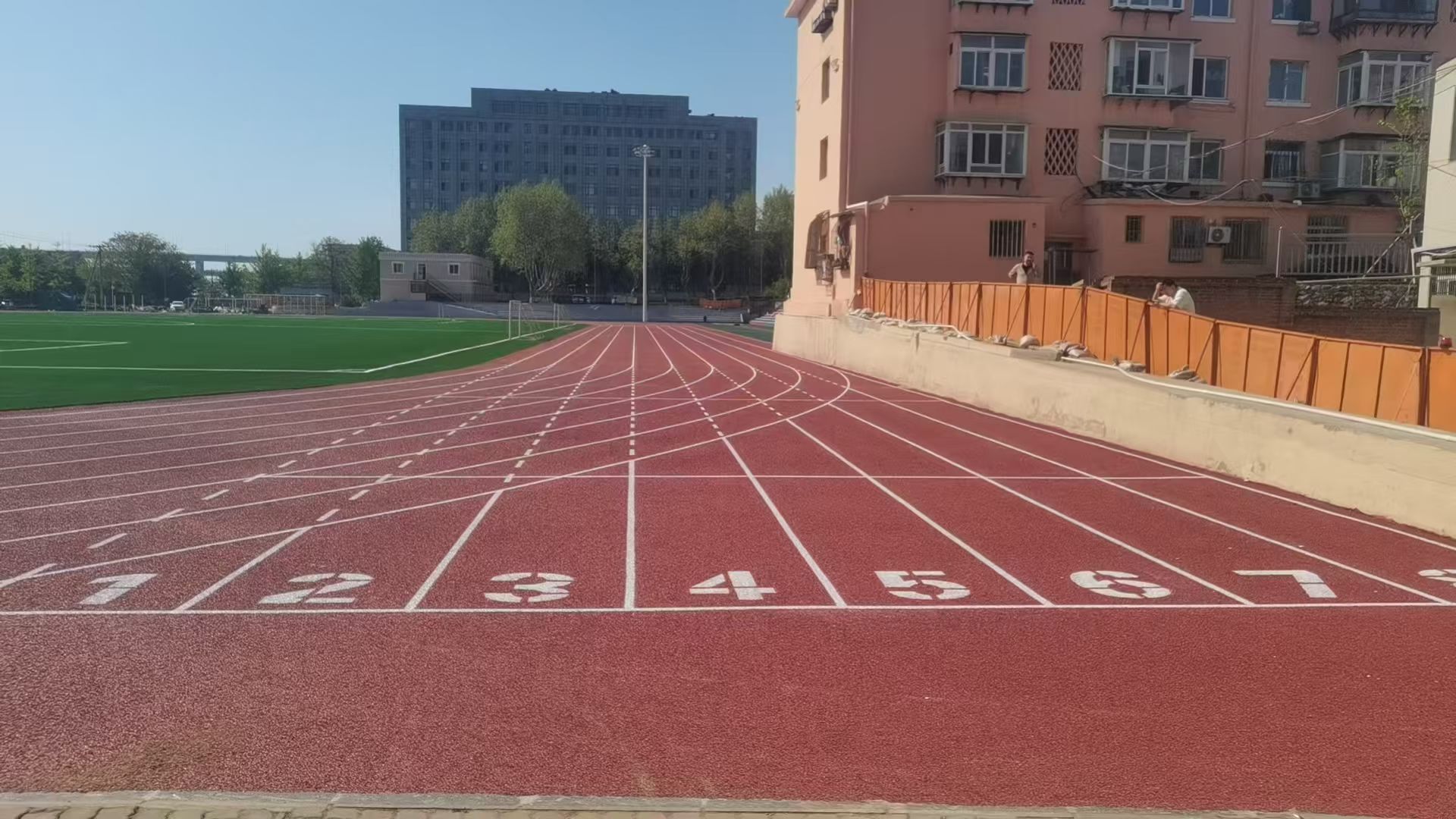 防城港市塑胶跑道健身步道 - 厂家